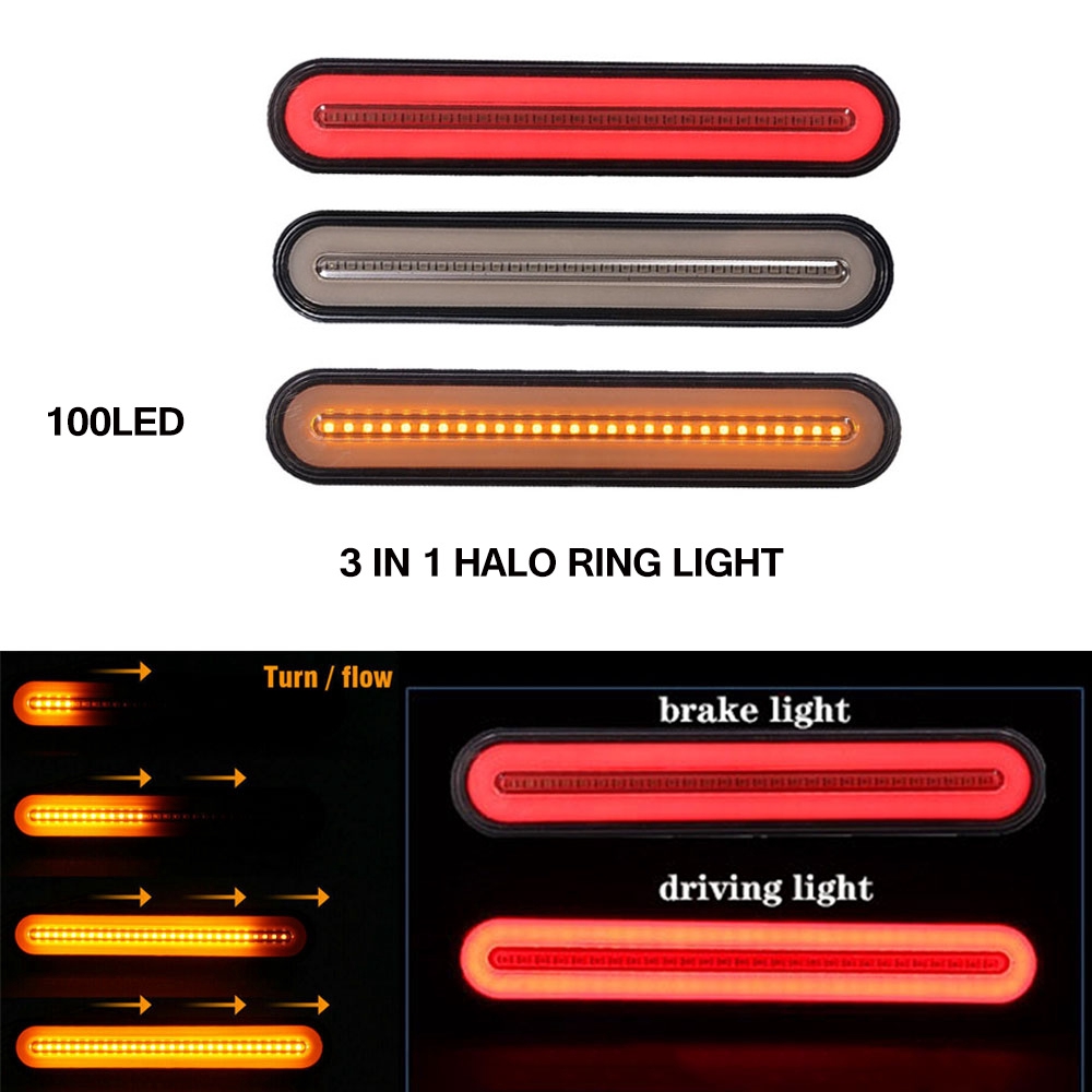 2-ชิ้น-led-รถพ่วงรถบรรทุกไฟเบรก-3-in1-นีออนรัศมีแหวนหางเบรกกันน้ำหยุดเปิดไฟตามลำดับไหลสัญญาณแสงโคมไฟ