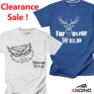 Clearance Sale! มี สี  เสื้อยืดคอกลมแขนสั้น ผ้าฝ้าย เสื้อยืดลาย เสื้อยืดผู้ชาย