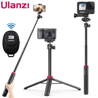 Ulanzi MT-44 ขาตั้งกล้องเซลฟี่ แบบขยายได้ ขาตั้งกล้อง ไม้เซลฟี่ ที่วางโทรศัพท์ คลิป Vlog Mount สําหรับสมาร์ทโฟน กล้อง DSLR