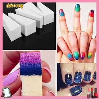 Daixiong 3 Pcs Nail Sanding Block Files Nail Art Polish Sponge Bars Pedicure Gradient Brushes