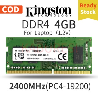 ภาพหน้าปกสินค้าKingston Ram DDR4 4GB 2400MHZ PC4-19200 SODIMM 260Pins อุปกรณ์เสริมสําหรับหน่วยความจําแล็ปท็อปแล็ปท็อป ที่เกี่ยวข้อง