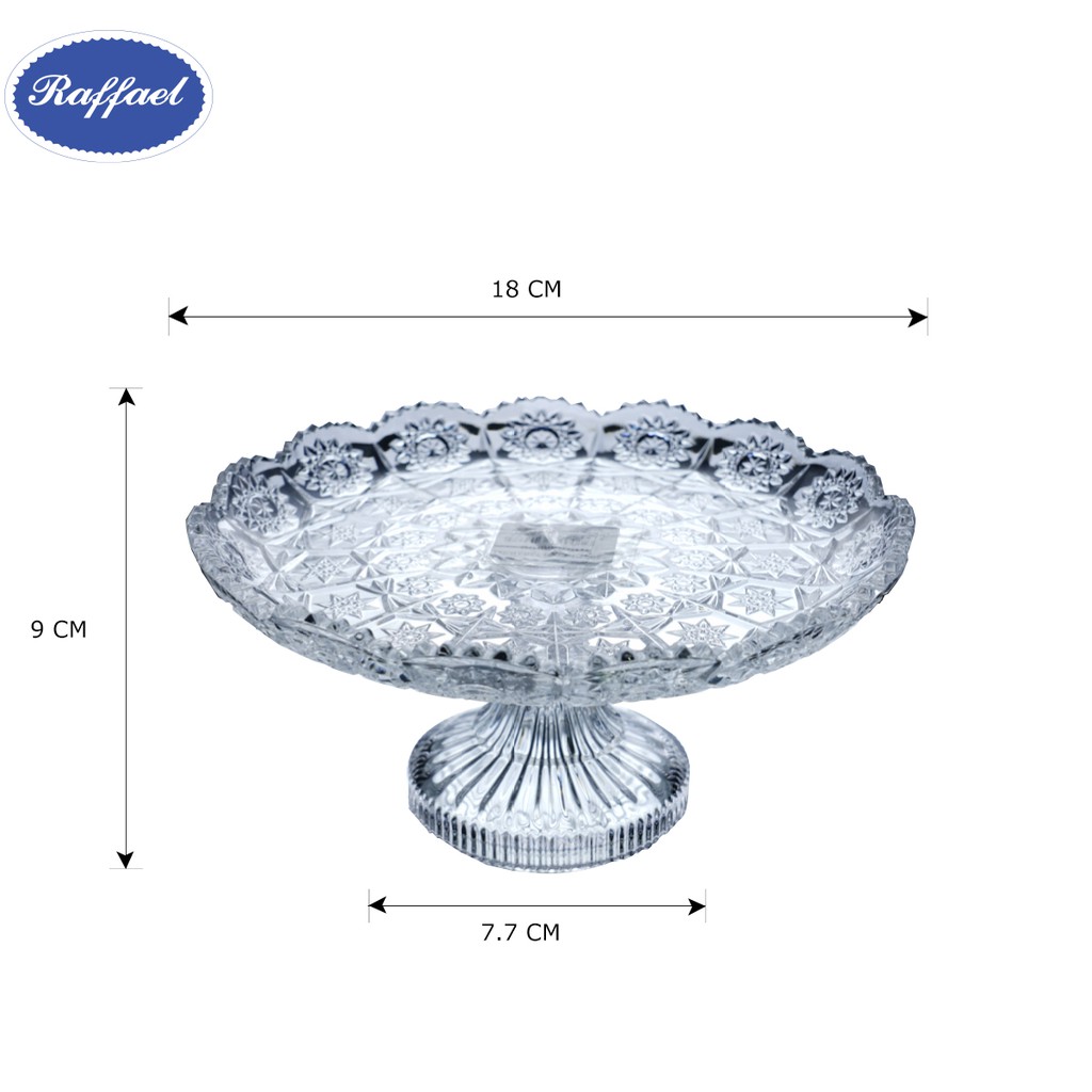 raffael-พานแบนพิกุล-พานแก้ว-พานแก้วใส-พานพระ-พานอเนกประสงค์