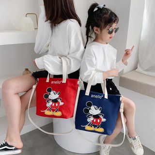 กระเป๋าAnello mickey limited edition กระเป๋าถือ มิกกี้เมาส์ กระเป๋าผ้า ถุงผ้า