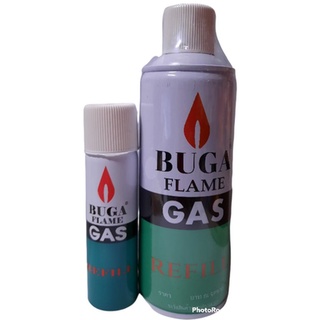 ภาพขนาดย่อของภาพหน้าปกสินค้าBUGA FLAME GAS Refil แก๊สกระป๋องสำหรับเติมไฟแช็ค ขนาด 30 และ 200กรัม จากร้าน yiangus บน Shopee