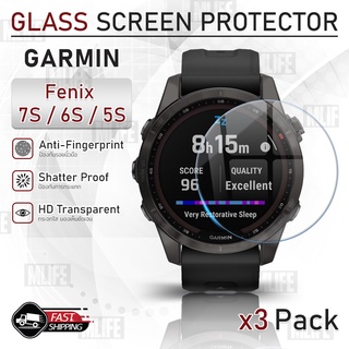 สินค้า MLIFE - กระจก 2.5D นาฬิกา Garmin Fenix 7S / 6S / 5S ฟิล์มกันรอย กระจกนิรภัย เต็มจอ เคส สายนาฬิกา สายชาร์จ Tempered Glass