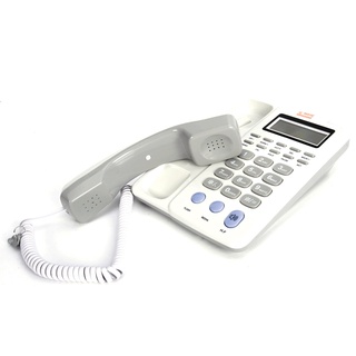 ภาพขนาดย่อของภาพหน้าปกสินค้าโทรศัพท์ สีเทา-ขาว V.2 รีช CID 626 จากร้าน officemate บน Shopee ภาพที่ 2