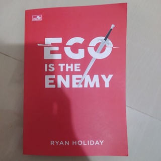 หนังสือ Ego is the enemy (ภาษาอินโดนีเซีย) - Ryan Holiday