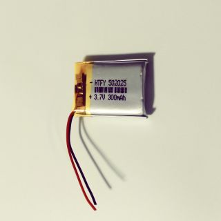 แบตเตอรี่3.7V300mah(502025)