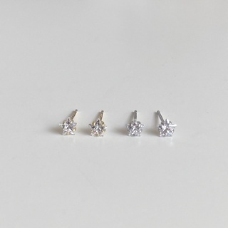 (โค้ด X8SFXJ ลด 20%) A.piece  ต่างหูเงินแท้ [all silver 925 &amp; 14K gold plated] starlit earrings (27)