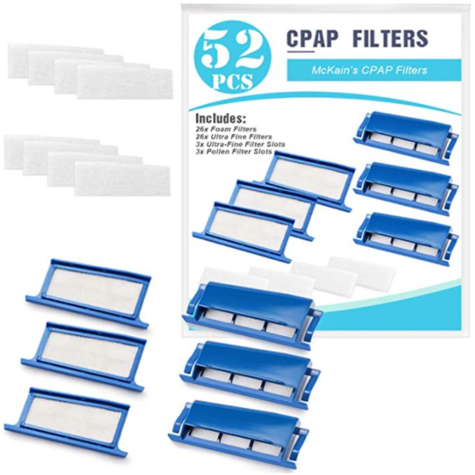 ภาพหน้าปกสินค้าไส้กรองอากาศ 52 ชิ้น สำหรับ เครื่อง CPAP Philips Dreamstation แบบเปลี่ยน Filter ได้ ประหยัดคุ้ม พร้อมส่ง Cpap Filters จากร้าน biebeev2 บน Shopee