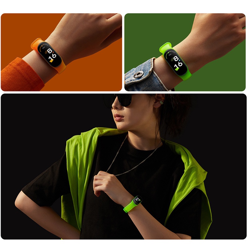 ภาพหน้าปกสินค้าสายนาฬิกาข้อมือซิลิโคน ลายพราง แบบเปลี่ยน สําหรับ Xiaomi Mi Band 7 Sport จากร้าน warmstation.th บน Shopee