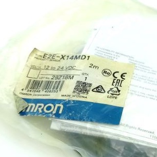 พร้อมส่ง,(A)Unused, E2E-X14MD1 Proximity Sensor ,พร็อกซิมิตี้เซนเซอร์ สเปค DC12-24V M18 NO 2m ,OMRON (66-002-303)