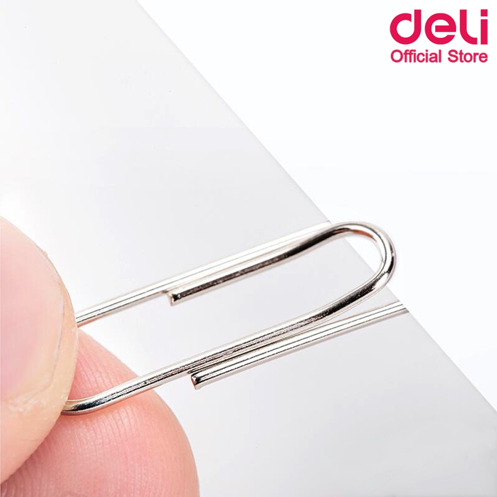 deli-0037-paper-clips-คลิปหนีบกระดาษ-เบอร์3-29mm-200-ตัว-กระปุก-คลิป-ลวดเสียบกระดาษ-ที่หนีบกระดาษ-อุปกรณ์สำนักงาน-เครื่องเขียน