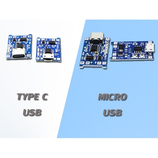 ภาพหน้าปกสินค้าโมดูลชาร์ตแบตแบบ TYPE C USB /MICRO USB ที่เกี่ยวข้อง