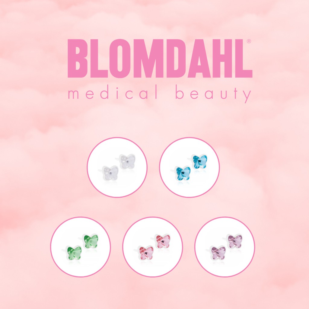 blomdahl-ต่างหู-butterfly-plastic-ขนาด-5mm-มีให้เลือก-5-สี