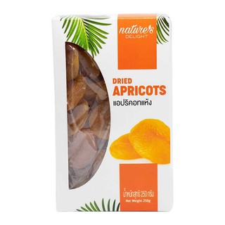 เนเจอร์ส ดีไลท์ แอปริคอตแห้ง 250 กรัม Dried Apricots 250 g