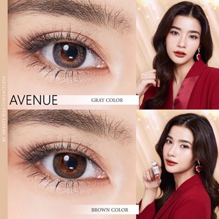 Avenue Brown สีน้ำตาล น้ำตาล Sweety+ Contact Lens Bigeyes คอนแทคเลนส์ ค่าสายตา สายตาสั้น สายตาปกติ แฟชั่น