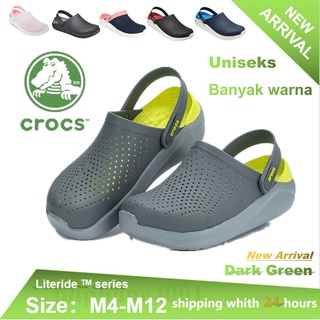 Crocs LiteRide Clog แท้ หิ้วนอก ถูกกว่าshop Crocs Literide Clog Original 100% Unisex Basic Crocs shoes