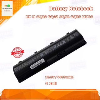 แบตโน๊ตบุ๊ค Battery Notebook HP H CQ32 CQ42 CQ43 CQ56 CQ62 CQ72 G42 G56 G62 G72 MU06 (10.8v/4400mAh) รับประกัน 1 ปี