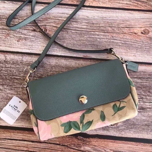 Coach camo best sale rose crossbody