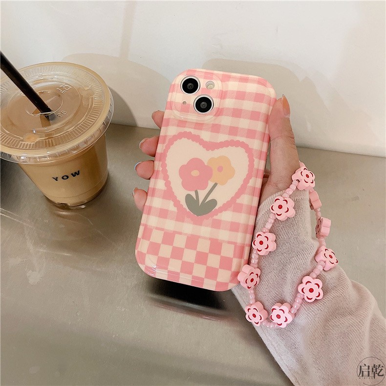 เคส-สำหรับ-ไอโฟน-เคสซิลิโคน-เคสซิลิโคน-13-promax-เคสนิ่ม-เนื้อซิลิโคน-สำหรับ-iphone-11-12-ดอกไม้คู่ตาราง-tpu-s1218