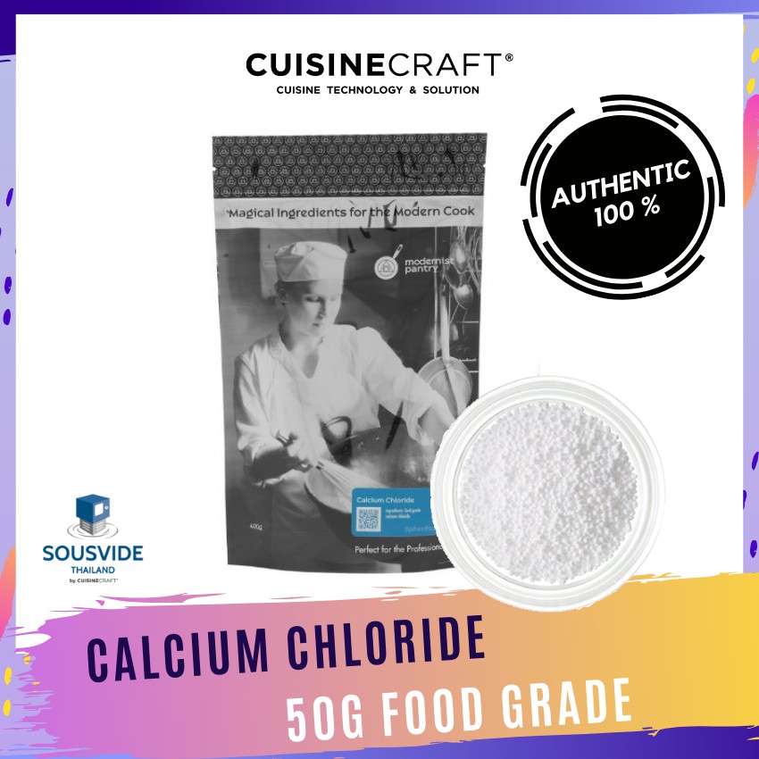 Calcium Chloride 50G Food Grade Shopee Thailand