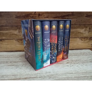 The Heroes of Olympus : Boxset 5 books  ( Hardcover )หนังสือปกแข็งชุด 5 เล่ม #ภาคต่อของPercyJackson