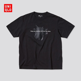 [S-5XL] Uniqlo เสื้อยืดคอกลม แขนสั้น พิมพ์ลายโปเกม่อน สําหรับผู้ชาย ผู้หญิง