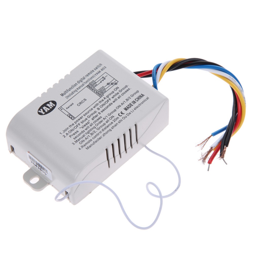 อุปกรณ์ควบคุมเปิด-ปิดโคมไฟ-ระยะไกล-แบบไร้สาย-220v