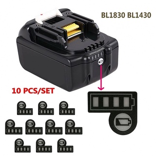 ~DOLLDOLL~Li-ion Battery Capacity LED Key Sticker Label BL1830/BL1430 For Makita 14.4V/18V