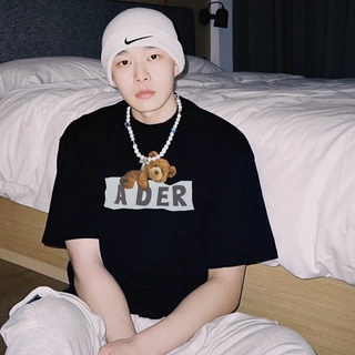 [S-5XL] Cdg ADER เสื้อยืดแขนสั้นลําลอง ทรงหลวม พิมพ์ลายหมีขี้เกียจ เหมาะกับฤดูร้อน สําหรับผู้ชาย ใหม่