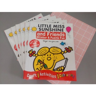 (New) Little Miss Sunshine And Friends Sticker&amp;Puzzle Fun