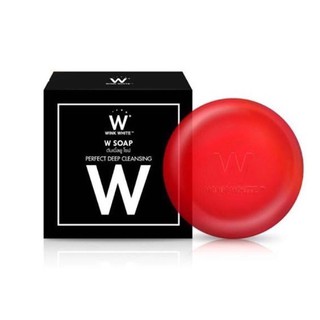 WSOAP สบู่สำหรับผิวหน้า สบู่วิงไวท์แดง (กล่องดำ)