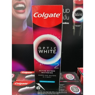ใหม่! Colgate OPTIC WHITE O2 AROMATIC MENTHOL (85 G.) คอลเกต อ๊อพติค ...