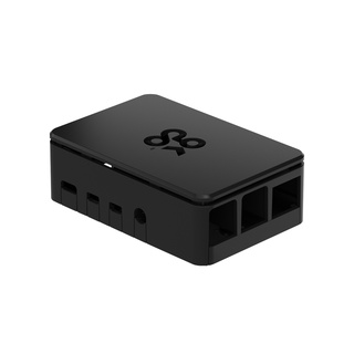 ภาพหน้าปกสินค้าRaspberry Pi 4 Standard Case – Black Color (Made in UK) ที่เกี่ยวข้อง