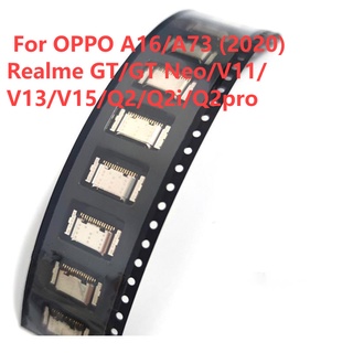 พอร์ตชาร์จ USB 5-30 ชิ้น สําหรับ OPPO A16 A73 (2020) Realme GT GT Neo V11 V13 V15 Q2 Q2i Q2pro