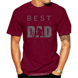 เสื้อยืดโอเวอร์ไซส์ใหม่ เสื้อยืดลําลอง แขนสั้น พิมพ์ลาย Best Mtb Dad Ever Mounn Biker สไตล์วินเทจ สําหรับผู้ชาย Eellnp99