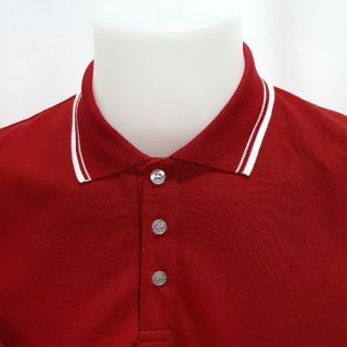 ภาพขนาดย่อของภาพหน้าปกสินค้าเสื้อโปโล​ คอปก สีแดง ขลิบขาว-ดำ จากร้าน liltees บน Shopee ภาพที่ 3