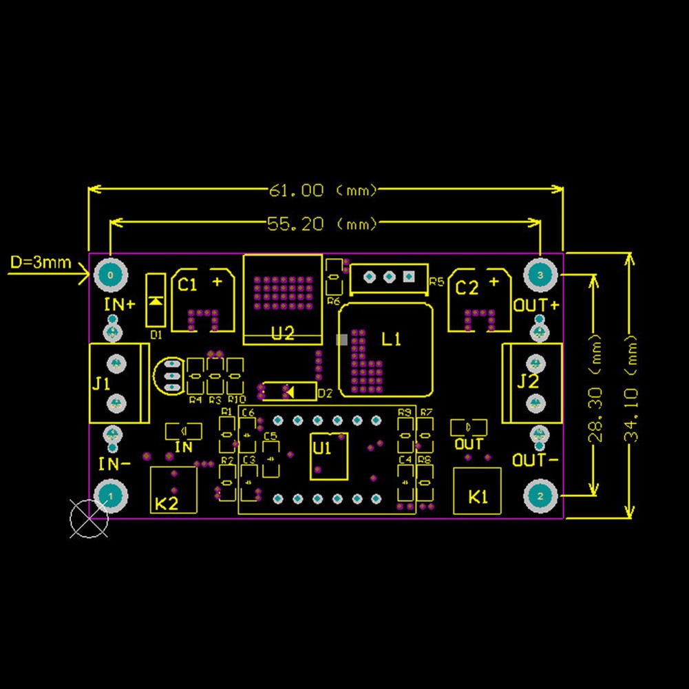 โมดูลเพาเวอร์ซัพพลายlm-2596-โมดูลแปลงไฟ-dc-2-5-40-v-to-1-25-37-v