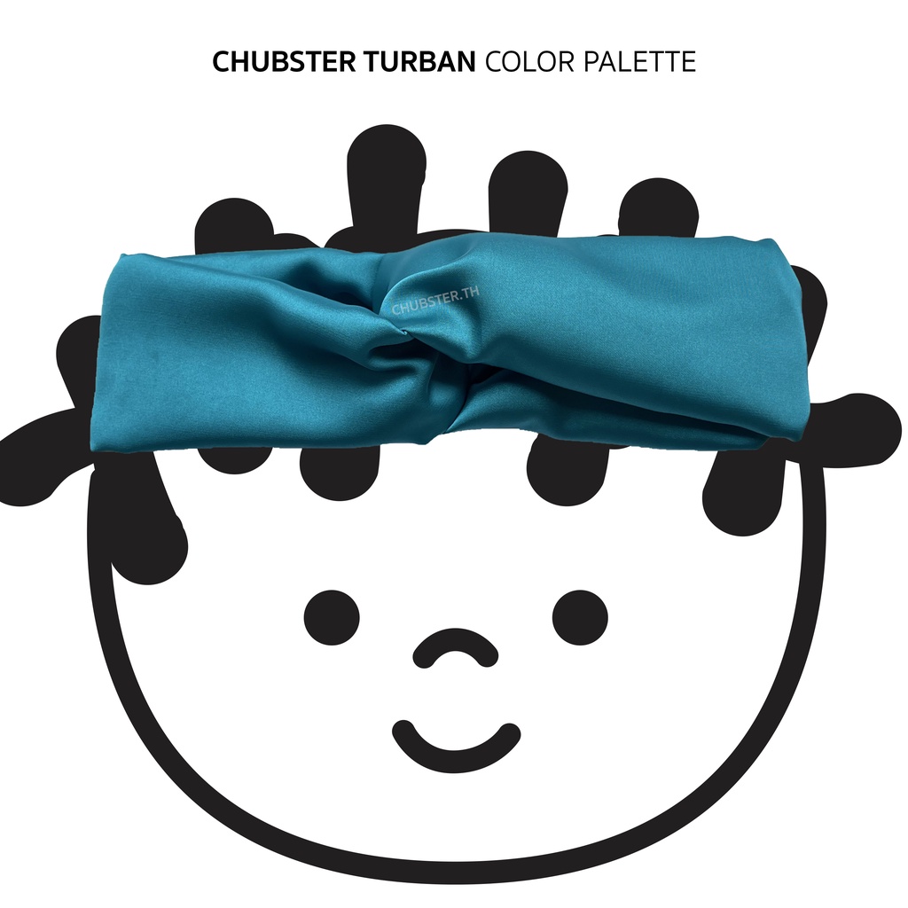 headband-ที่คาดผม-ผ้าคาดผม-สี-chathams-blue-ผ้าซาติน-คาดผมแฟชั่น-สไตส์เกาหลี-ผ้าโพกหัว