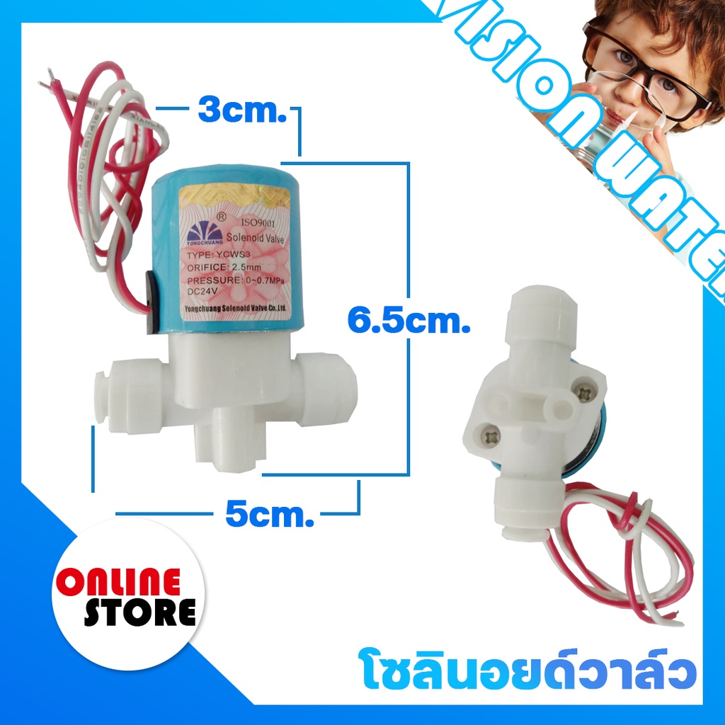 อะไหล่เครื่องกรองน้ำ-โซลินอยด์วาล์วพลาสติก-n-c-24v-dc-1-4-แบบเสียบสาย-1-4-ราคาต่อชิ้น-กรุณาเลือกตัวเลือกสินค้า