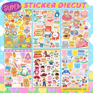 ภาพขนาดย่อของภาพหน้าปกสินค้าสติกเกอร์ ไดคัท กันน้ำ ลอกแล้วติดได้เลย Sticker die-cut x New จากร้าน lukjeab_happy บน Shopee