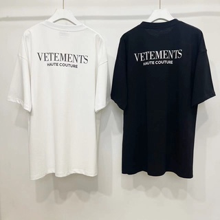 [S-5XL]เสื้อยืดแขนสั้น ทรงหลวม ลาย VETEMENTS FASHION IS MY PROFESSION