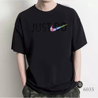 เสื้อยืดลําลองแฟชั่นสําหรับผู้ชายแขนสั้นคอกลมทรงสลิมฟิต
