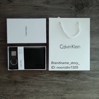 Calvin Klein Leather BookFold with Key Fob Set