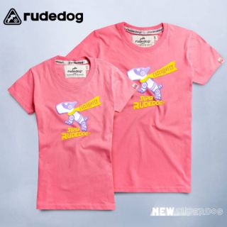 Rudedog เสื้อยืด รุ่น New Super สีชมพู