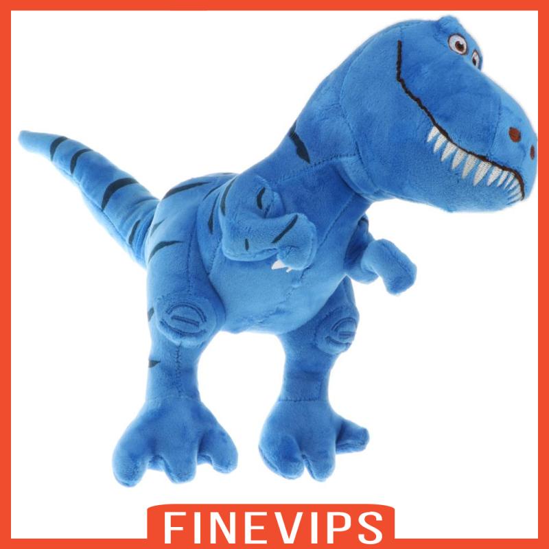 finevips-ตุ๊กตาไดโนเสาร์ไทแรนโนซอรัส-ตุ๊กตายัดไส้-ของเล่นไดโนเสาร์-แบบนิ่ม-สีฟ้า-30-ซม
