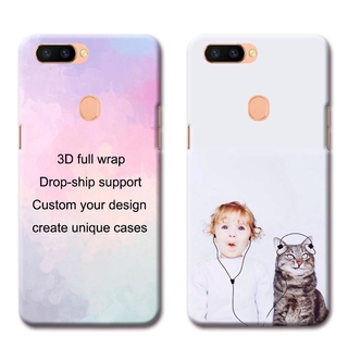 Create Your Own Customized Case  free sample custom printing 3D sublimation phone case for oppo R11s No Minimum Order