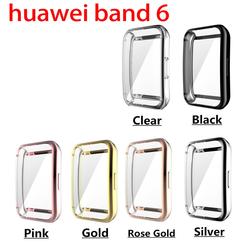 ภาพสินค้าเคส Huawei Band 7 6 เคสใส TPU นิ่มคลุมหน้าจอ สำหรับ Huawei Watch Fit New นาฬิกาสมาร์ท Smart Watch Case จากร้าน jansin.th บน Shopee ภาพที่ 2