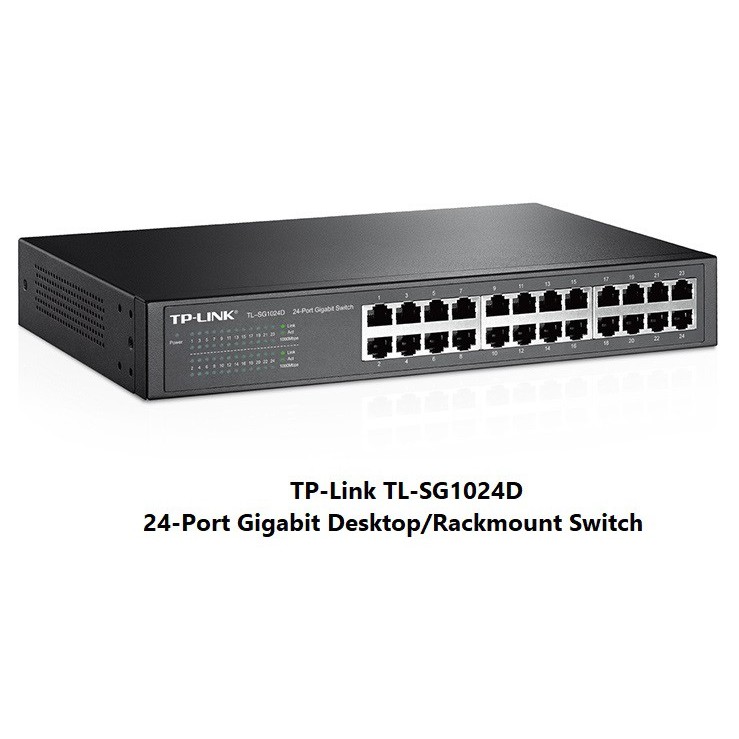 ภาพสินค้าTP-Link 16 / 24 Gigabit Ports 10/100/1000 Mbps TL-SG1016D / SG1024D สวิตช์ ฮับ switch hub Network - HITECHubon จากร้าน hitechubon บน Shopee ภาพที่ 4